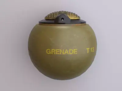 The BEANO T-13  - Grenade Low-poly 3D model