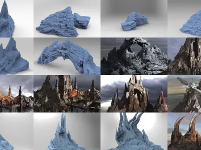 Fantasy Cliffs Collection 1 