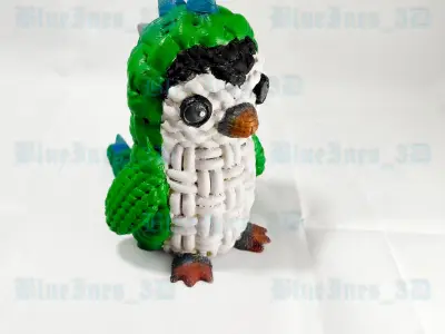 CROCHET DINOSAUR PENGUIN 3D print model
