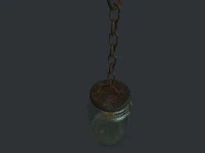 Bees Jar Animated 2 Low-poly 3D model