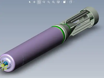 Russian avia bomb AO 25 33 and AO 25 30 submunition moulage 3D model