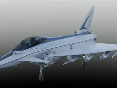 Euro Fighter Typhoon 3D model