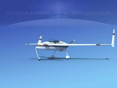 Rutan VariEze V10 3D model