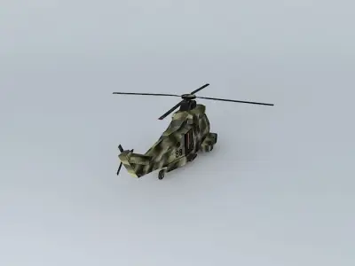 Helicopter СН 53 Free 3D model