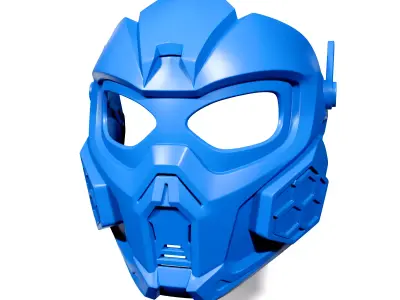 Sci-fi mask 3D print model