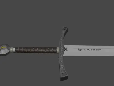Medieval sword Free 3D model