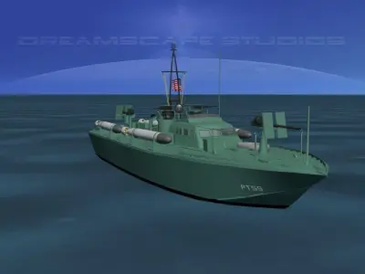 Patrol Torpedo Boat PT59 3D model