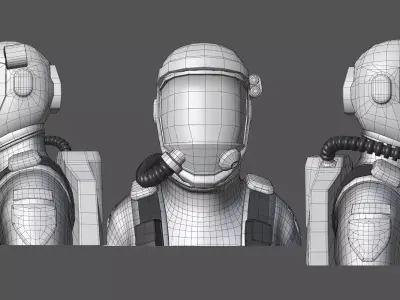 Belter Space Suit Model 3D model
