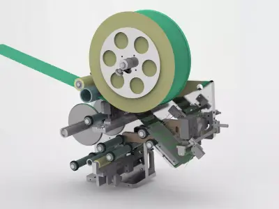 Tape laminating module 3D model