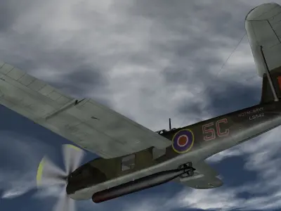 Fairey Barracuda Mk-2 3D model