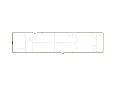 Simple Exterior Sketch by Interior - 751-1000 SF - Xactimate 3D model