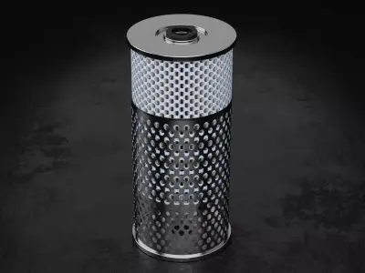 Car Filter Type K 3D model