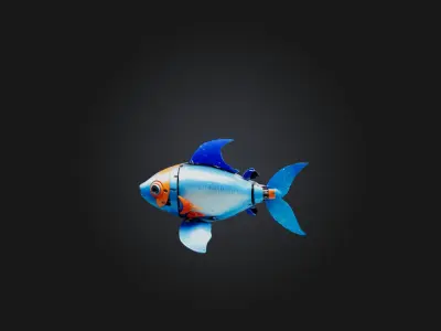 RoboFish Model Low-poly 3D model