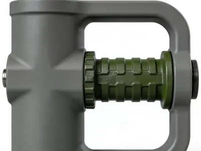 Tactical Military Adrenaline Injector 3D Model Low-poly 3D model
