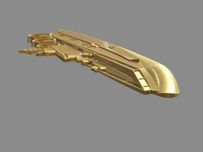 Military boat 3D print model