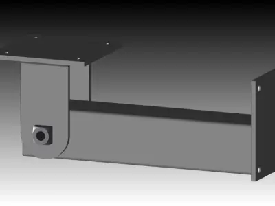 LCD Monitor Mount Free 3D model