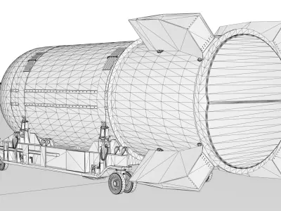 B53 nuclear bomb 3D model