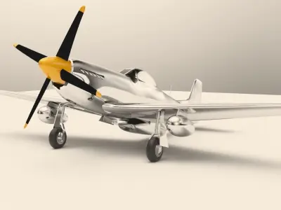 P-51 Mustang 3D model