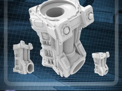 DICE TOWER - 3D PRINTABLE MODEL 3D print model