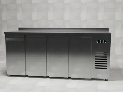 Commercial Refrigerator 3D model