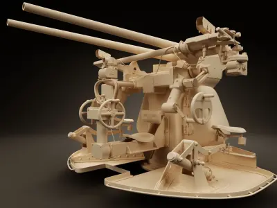 37 mm SK C30 3D model