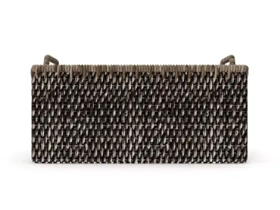 Modern Weave Harvest Basket Free 3D model