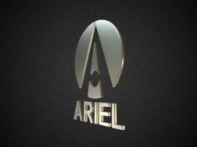 ariel logo 3D model