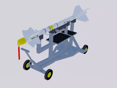 MAA-1B Piranha 3D model