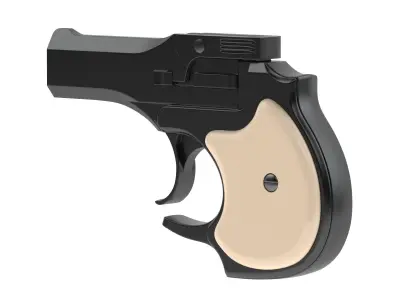 High Standard Derringer 3D model