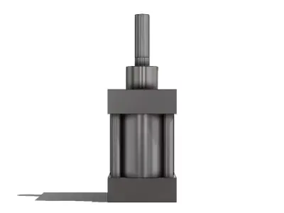 Cilindro Pneumatico Airtec SE80A255NFBNPT Pneumatic Cylinder 3D model