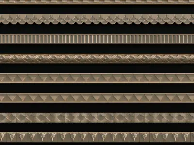 Ornament Pack Vol 7 - Baroque Gothic Romanesque 3D model