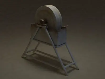 Industrial Era - Knife Grinder Low-poly 3D model
