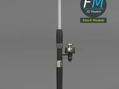 Fishing rod 3D model