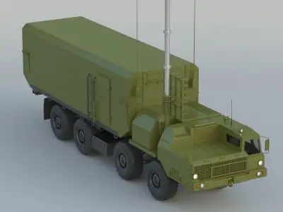 Command Post 55K6E 3D model