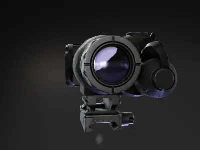 SkeetIR x Thermal Optic Low-poly 3D model