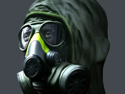 Helmet 3d model military combat Military Low-poly Low-poly 3D model