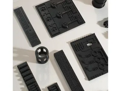 SCI-FI bits set 2 Free 3D model