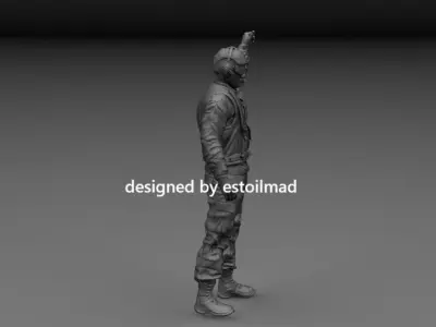 AIRCRAFT CARRIER DECK CREW v4 3D print model