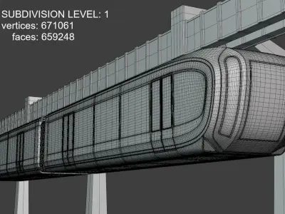 Public transport bundle 3D Model Collection