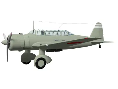 Ki30 Type 97 Light Bomber Ann 3D model