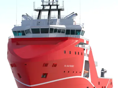 95 m AHTS Supply Vessel KL SALTFJORD 3D model