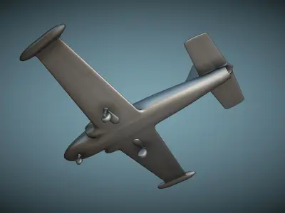 BAC Jet Provost T5A - 3D Printable Model 3D print model