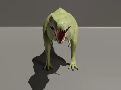 Tyrannosaurus rex Low-poly 3D model
