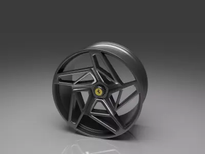 Ferrari FP8 Wheel 3D model