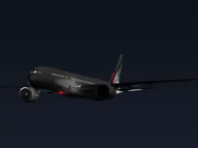 Emirates A350-900 Model 3D model