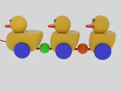 Duckling Toy 3D model