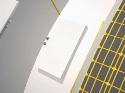 The Axiom Space Station Assembly 3D model