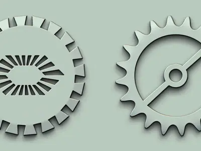 Gear VDM and IMM Brushes Vol 3 Low-poly 3D model