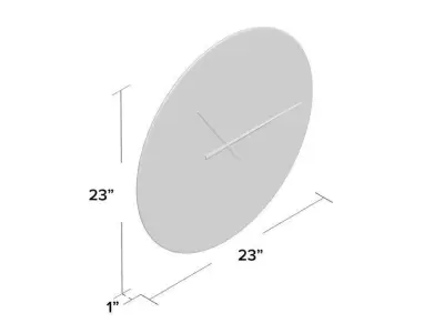 Oversized Famous Monuments Across World Wall Clock Free 3D model