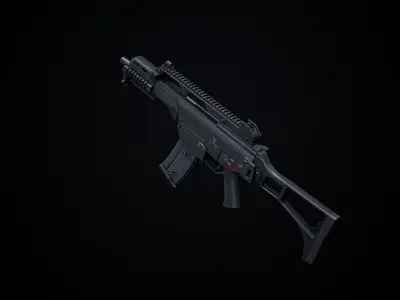 G36 Variants PBR Low-poly 3D model